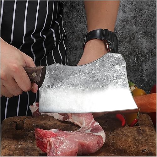 Miniatura 4 de Cuchillo de corte de carne de chef cuchillo de cortar carne, cuchillo de carnicero, cuchillo de cocina alemán de acero de alto carbono, cuchillo de