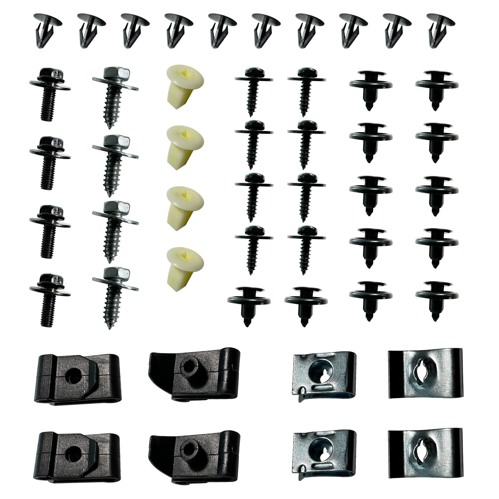 Amazon.com: OTMGTGM 50PCS Engine Splash Shield Fender Bumper Screw