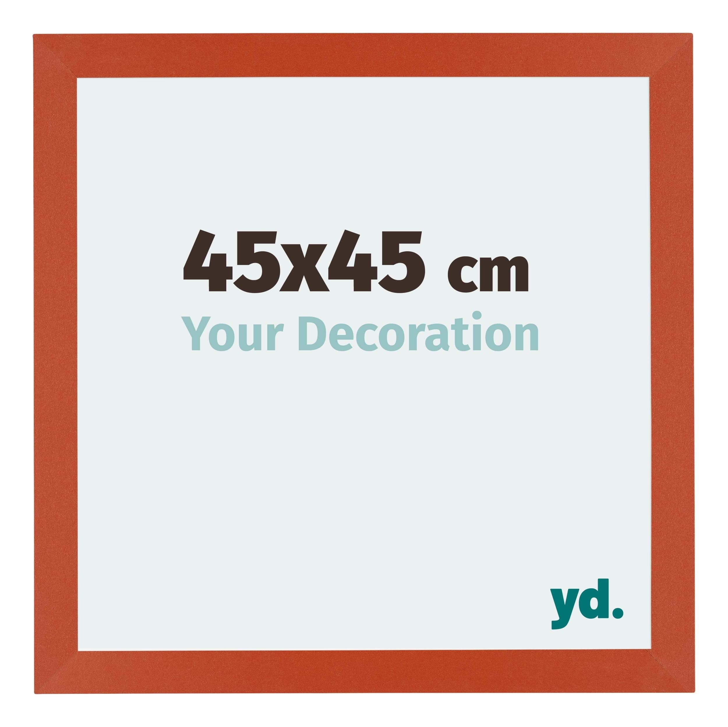 Your Decoration - Picture Frame 45x45 cm - Orange - Decorative Wall Frame in MDF with Antireflection - Frame 45x45 - Mura — image 1