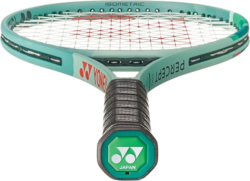 Miniatura 2 de YONEX Percept 100 - Raqueta de tenis para adultos, nivel intermedioavanzado, cuerdas de alto control de 16 x 19, verde oliva, tamaño de agarre 4 38