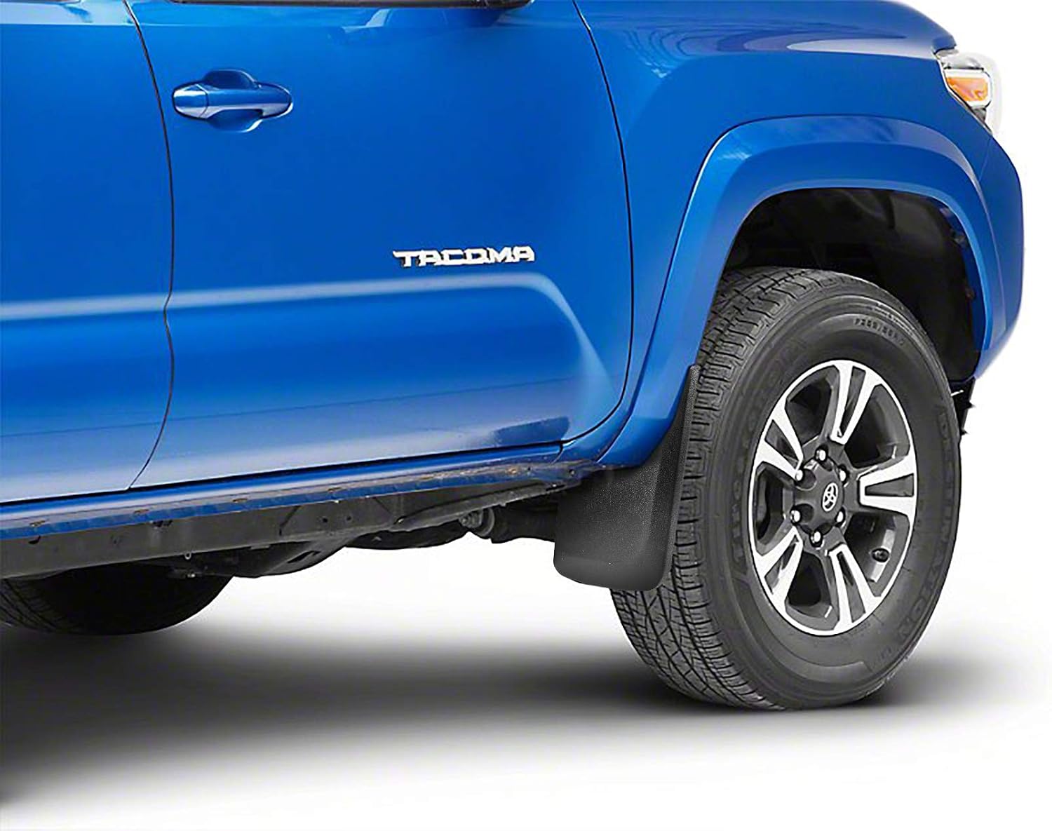 Tecoom Compatible with Toyota Tacoma Mud Flaps Splash Guards Tacoma 2016-2023 Front and Rear Mudflaps 4Pcs Set ABS Molded (with OEM Fender Flares)