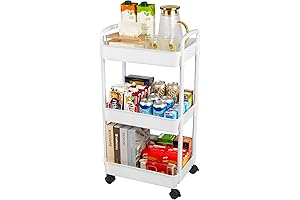 Vtopmart 3 Tier Rolling Cart with Wheels - The Ultimate Storage Solution