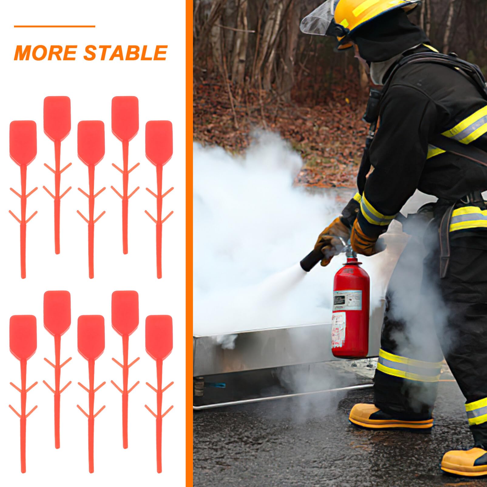OSALADI 200pcs Fire Extinguisher Pull Pins Fire Extinguisher Lock Pins Sealing Fire Safety Pull Pins Seal Replacement Fire Equipment Safety Seal
