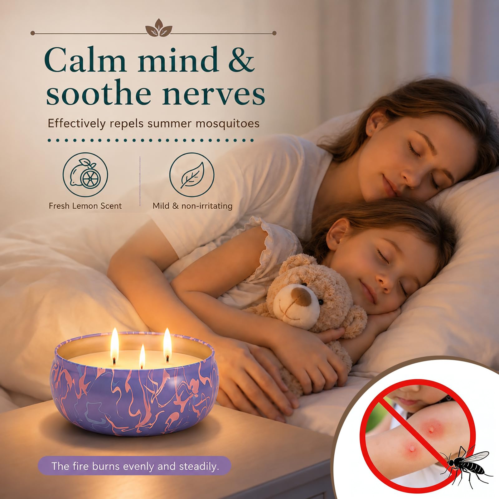 3 Stück 340ml Citronella Kerzen Set Outdoor Zitronella Duftkerzen Citronella Candle Draußen Groß Citronella Kerzen mit 3 Docht aus Sojawachs insgesamt 240h für Garten Terrasse Picknicks Camping Patio