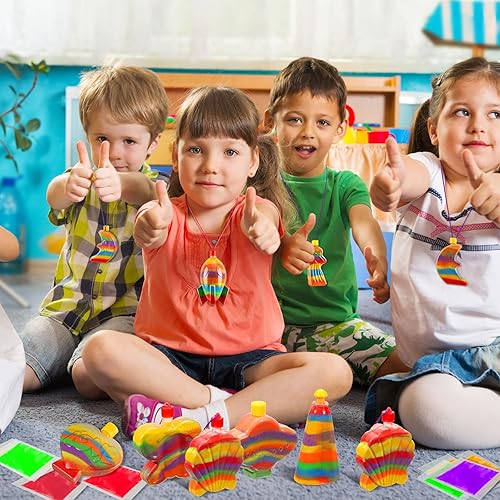 Miniatura 6 de Kits de arte de arena para niños, incluye 182 bolsas de arena de colores, 26 botellas de arte de arena transparente, 26 embudos, crea tus propias