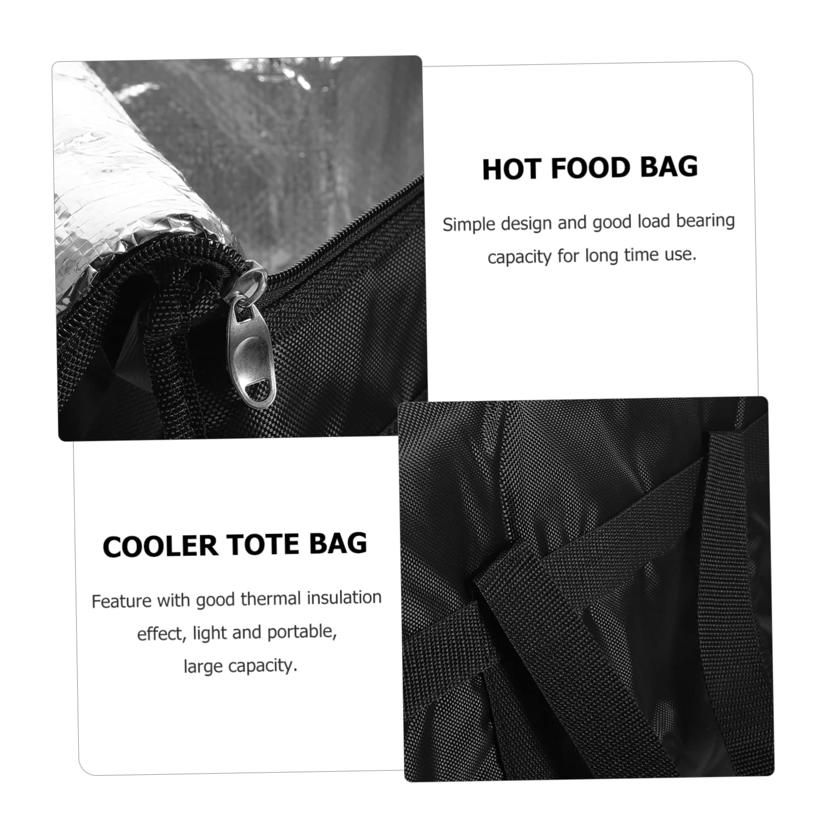 de Thermique pour Aliments Chauds et Froids Glacière Portable pour Pique Plats à Emporter et de Pizza