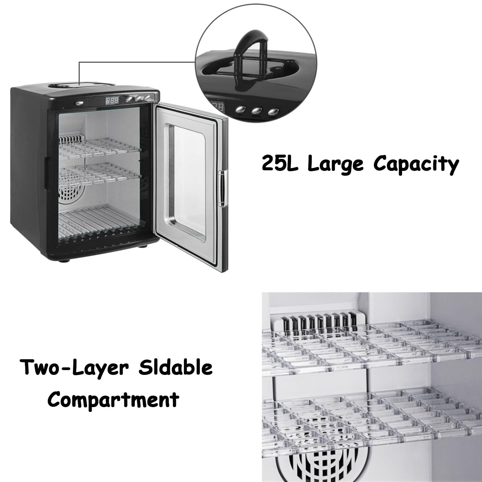 Incubatrice per rettili, incubatrice scientifica da Laboratorio, incubatrice Automatica, Raffreddamento e Riscaldamento da 5°C a 60°C, incubatoio per la Riproduzione di Uova di rettili,White
