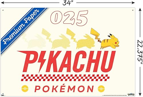 Miniatura 9 de Pokémon - Pikachu Nostalgia Wall Poster with Push Pins