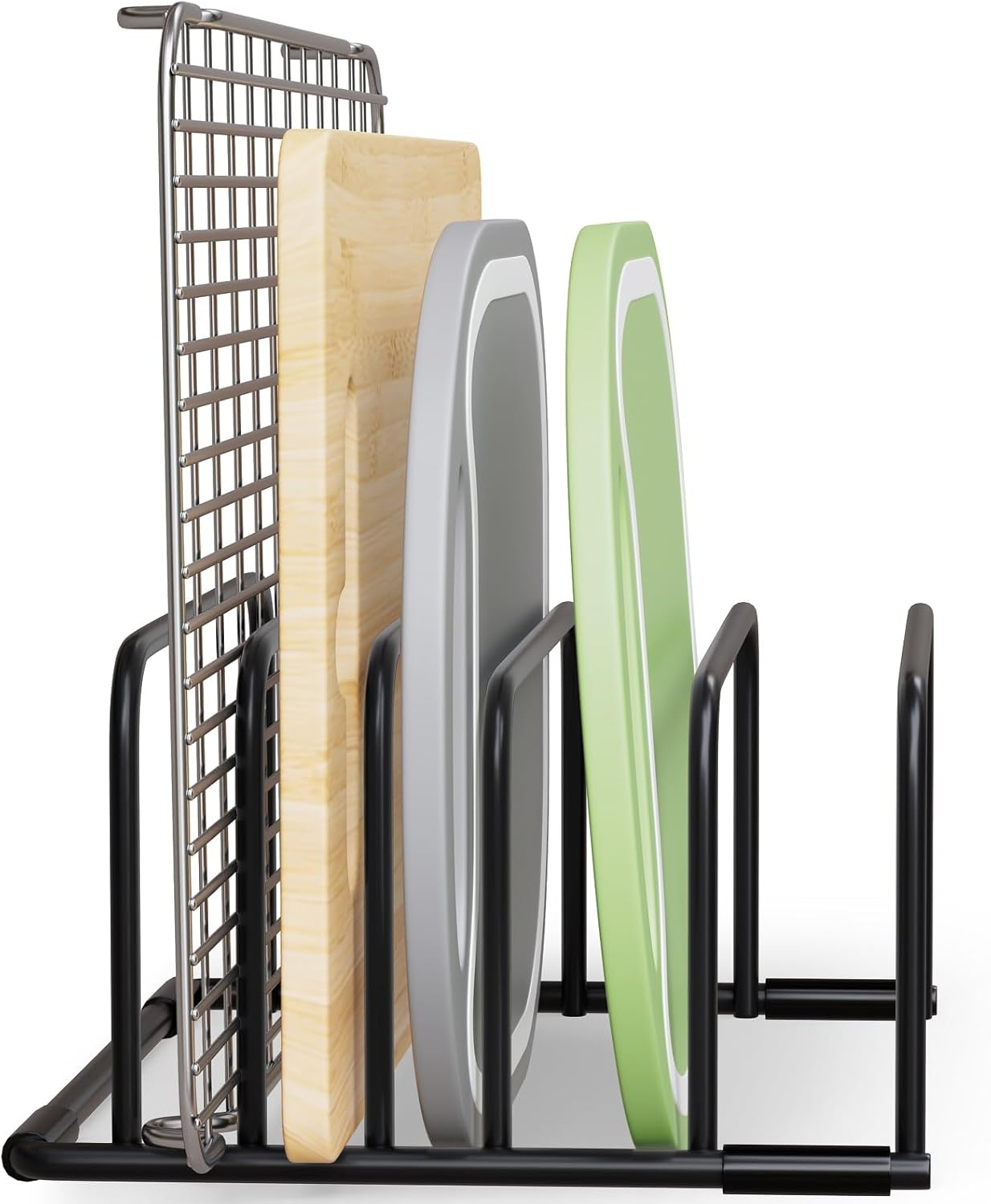 Amazon.com: AKSONMN Premium Heavy-Duty Cutting Board Organizer Rack ...