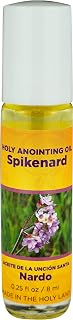 Spikenard Holy Land Anointing Oil from Israel, 1/4 oz Roller Bottle from Jerusalem, Locally Sourced Herbs & Essences, Gift for Pastors, Priests, Rabbi, & Clergy, Aceite Ungido de Nardo