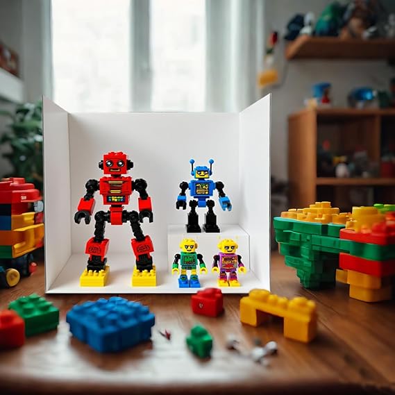3 Pcs DIY Cardboard Diorama Display Kit 11.8 x 8.7 x 8.3 Project Box with Double-Sided Tape, Ideal for Crafting Toys, School Projects & Model Scenes