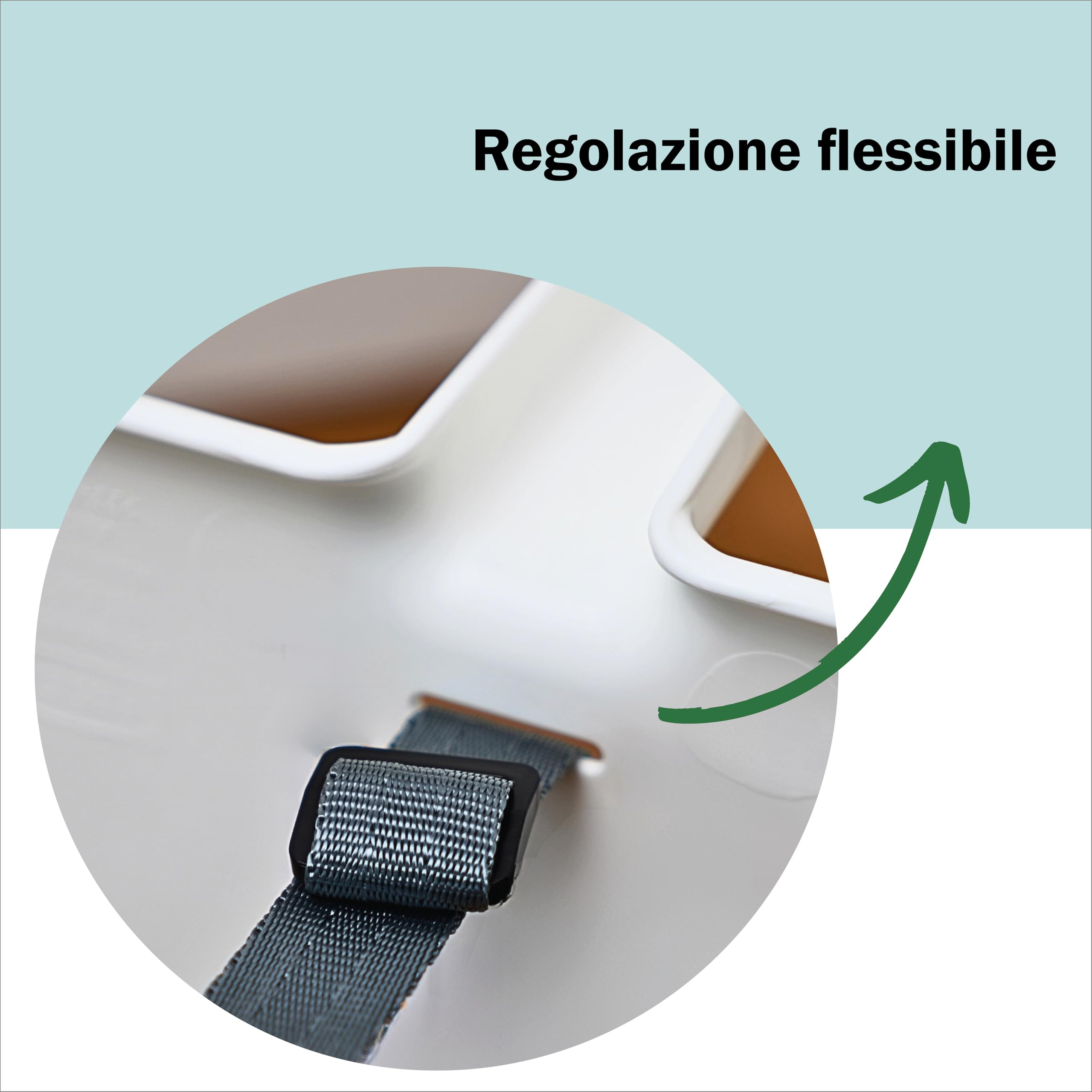 Cintura Seggiolone compatibile con IKEA ANTILOP Cinghie Sicurezza a 3 Punti Accessori Ricambio