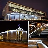 Vista 8 de Cuerda de luces resistente al agua (50 pies15 m), Daylight White