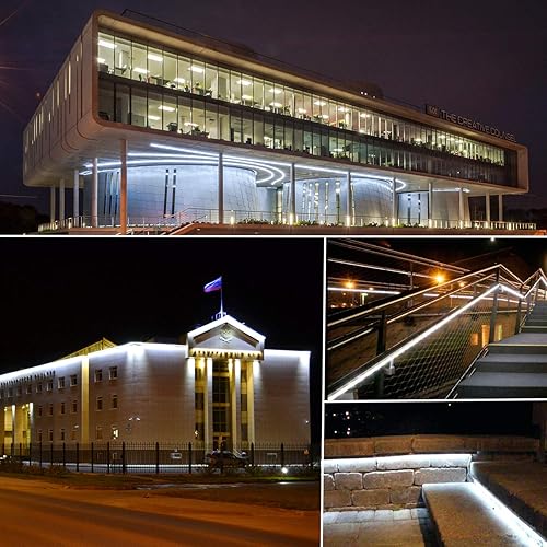 Miniatura 8 de Cuerda de luces resistente al agua (50 pies15 m), Daylight White