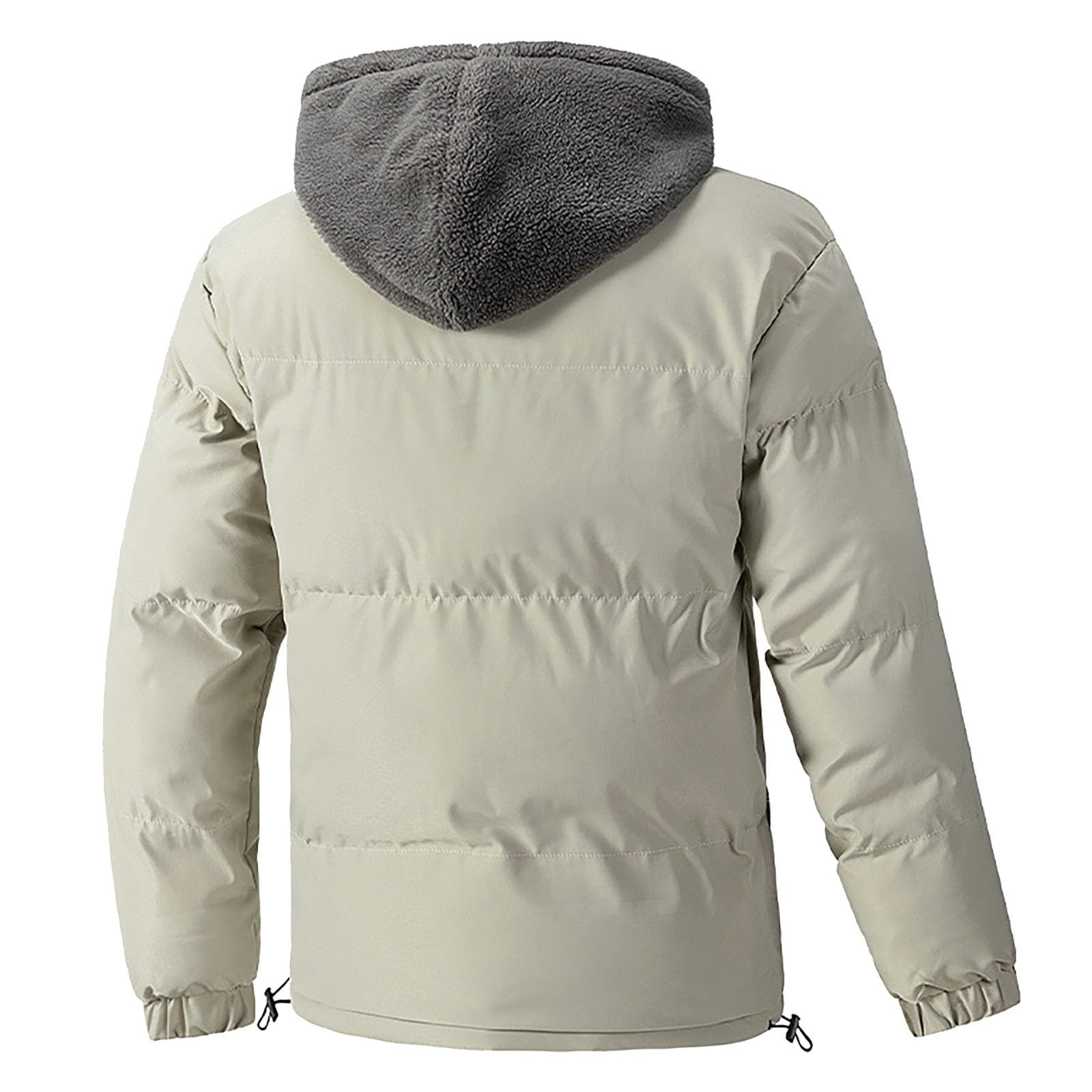 Giubbotto Invernale Uomo, Piumini Uomo Invernali Giacca Con Cappuccio Antivento Invernale Parka Da Lavoro Imbottita Cappotto Da Esterno Trapuntato Giubbotto Da Trekking In Cotone Giacca Softshell Uomo