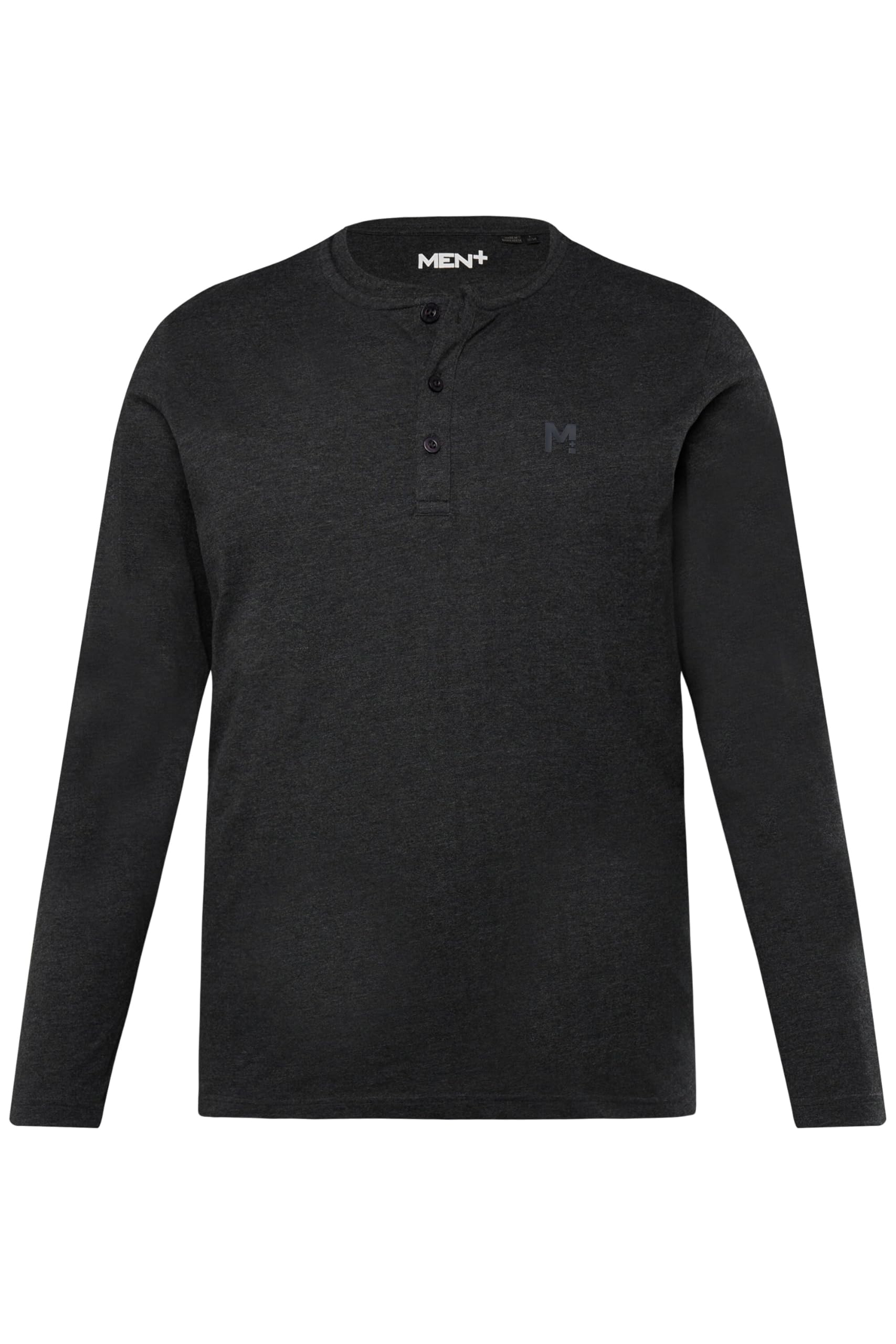 Men Plus Hommes Grandes Tailles L-8XL Henley, Manches Longues et col Rond, Collection Basic 836383