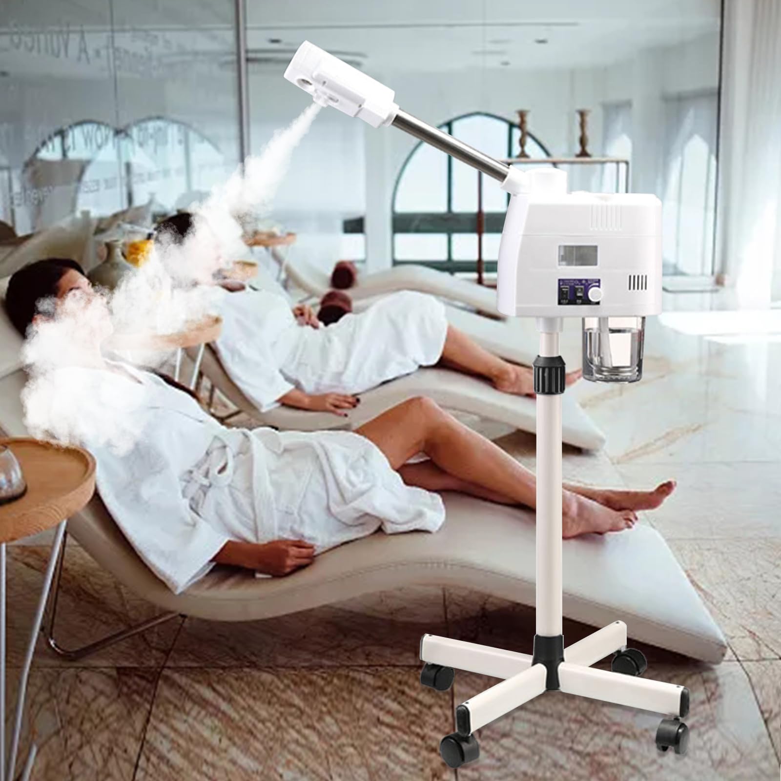 Vapozon Beauty urządzenie do parowania twarzy, profesjonalny parownik do twarzy, 750 W, urządzenie do opalania twarzy z funkcją gorącej mgły