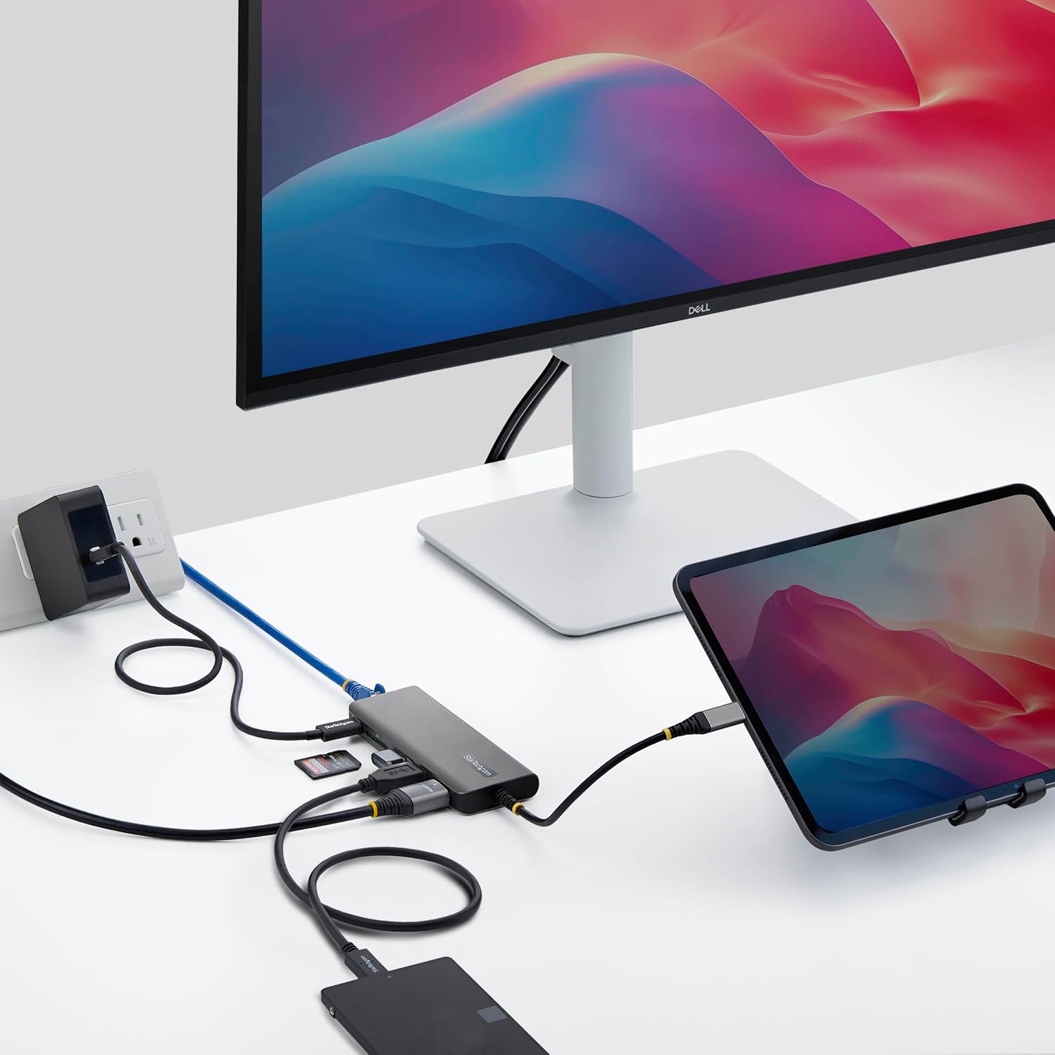 StarTech 6-in-1 USB-C Mini Dock, 4K HDMI, 140W PD, 10Gbps, 2.5GbE, SD