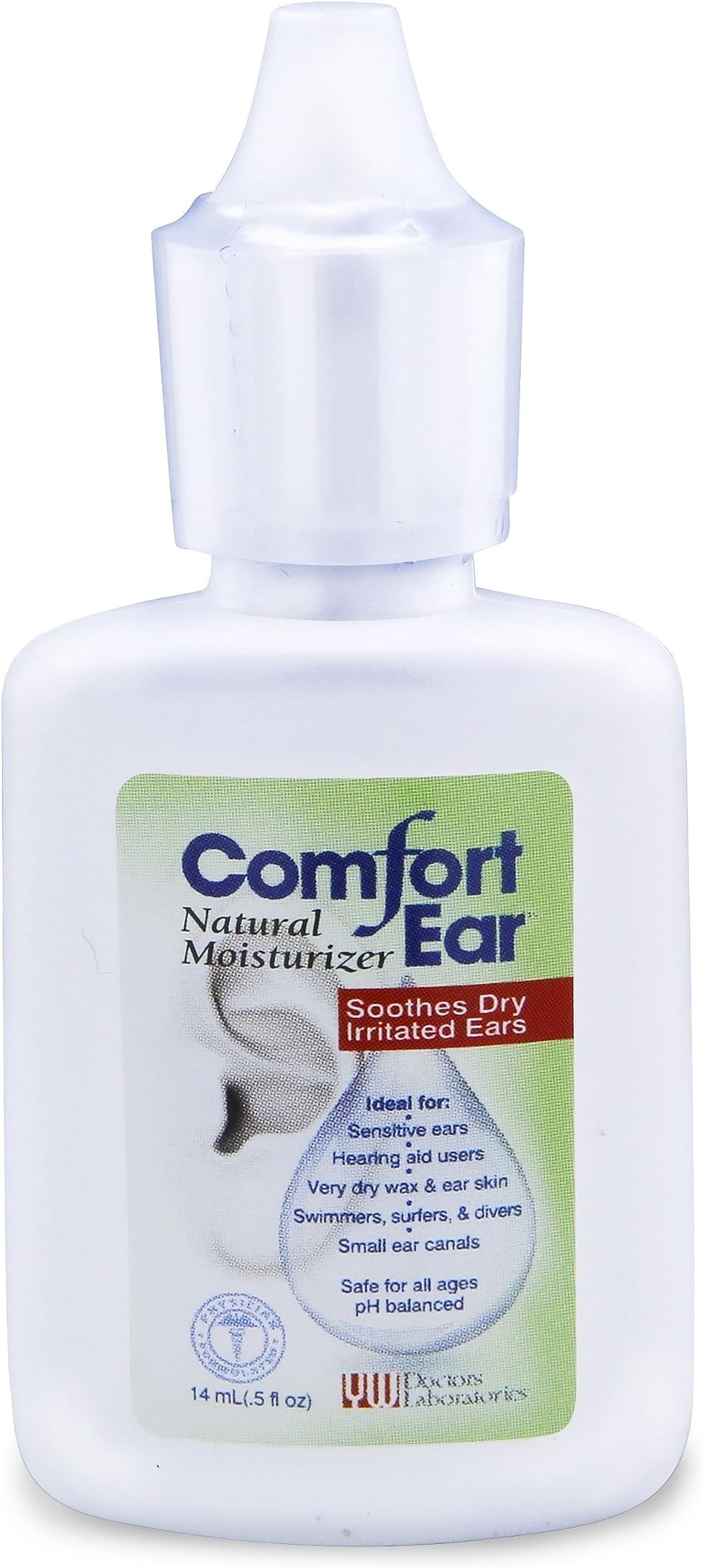 Westone Comfort Ear Natural Ear Drops for Itchy Ears, Ear Ache Drops Adults & Kids | Earwax Aid for Dry Ears | Personal Comfort for Hearing Aid, Swimmers, and Ear Itch Relief for Humans | Pack of 1