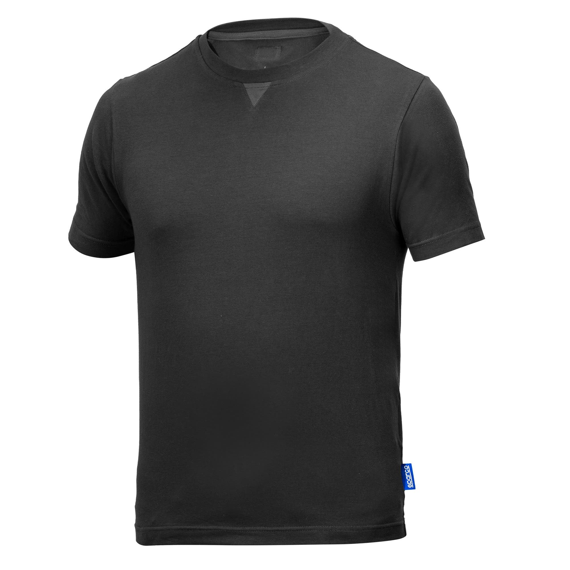 Sparco - Grit T Shirt Lincoln T-Shirt - Breathable and Stretchy Cotton - Hardwearing and Soft to The Touch Fabric - Ideal for Professional and Daily Use - Size XXL - Grey