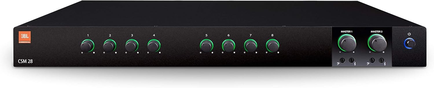 JBL Professional CSM-28 Commercial Series 8-input, 2-output Audio Mixer