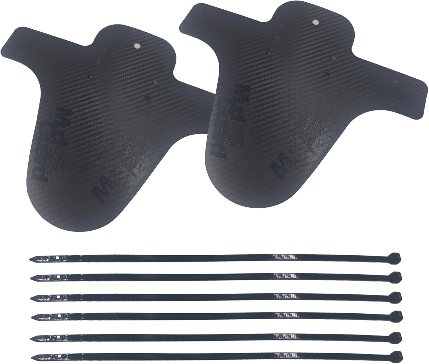 Guardabarros para bicicleta de montaña Runseaway 2 piezas negro