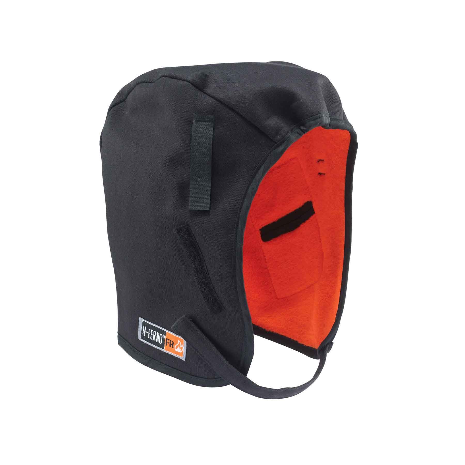 Winter Hard Hat Liner, FR Rated, Thermal Fleece Lining, Chin Length, Ergodyne N-Ferno 6880