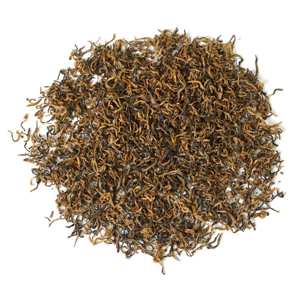 GOARTEA Thé Noir Lapsang Souchong 250g / 8.8oz Supreme Loose Leaf Chinese Black Tea - Golden Buds - No Smoky Taste
