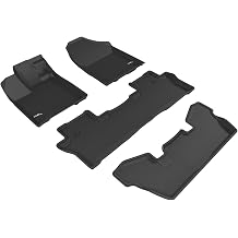 3D MAXpider L1HD08401509 Weather Floor Mat for Select Pilot Elite Models Complete Set, Black