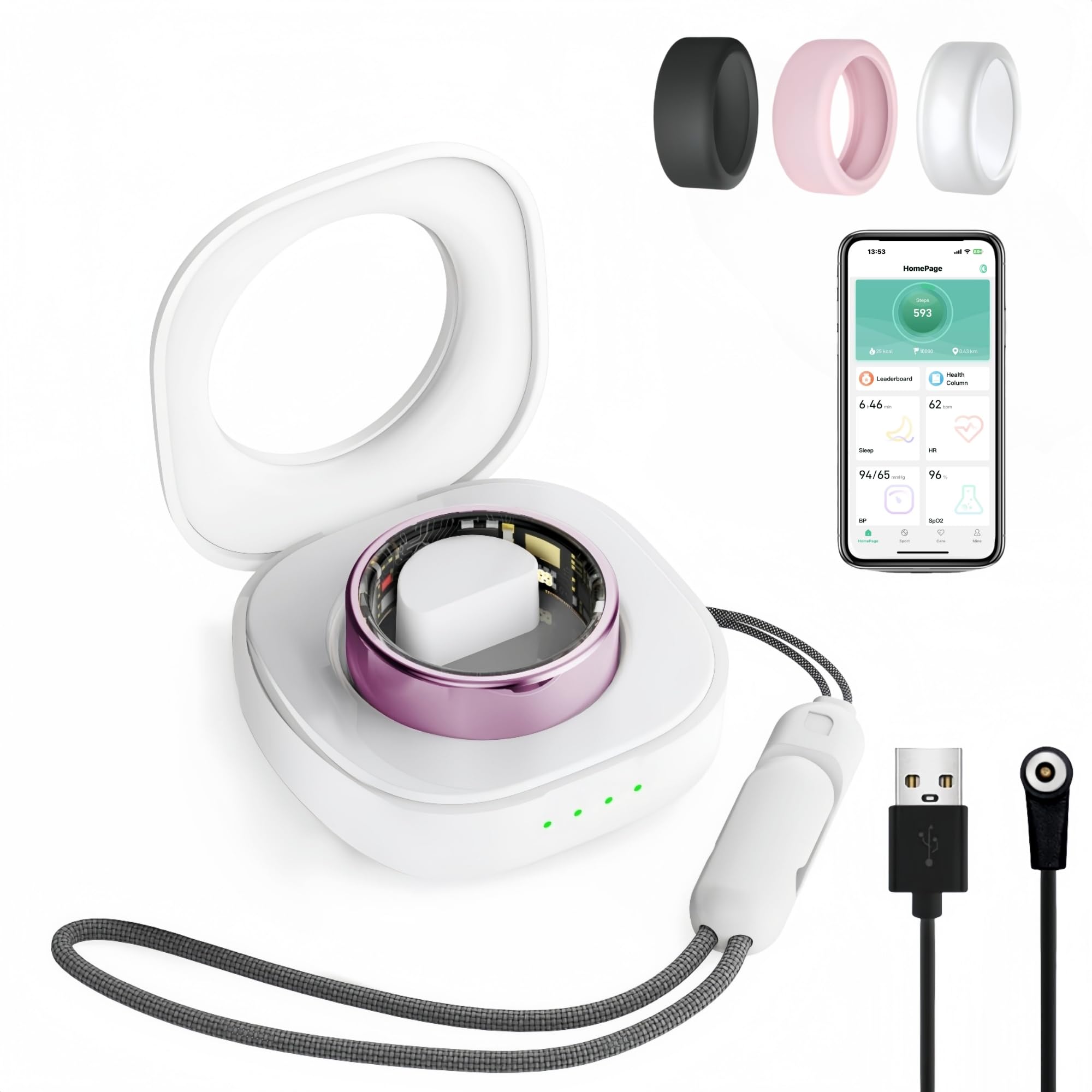 ✨Enjoy Life✨ Amazon.com: UniJethro Smart Ring for Women Men, Health