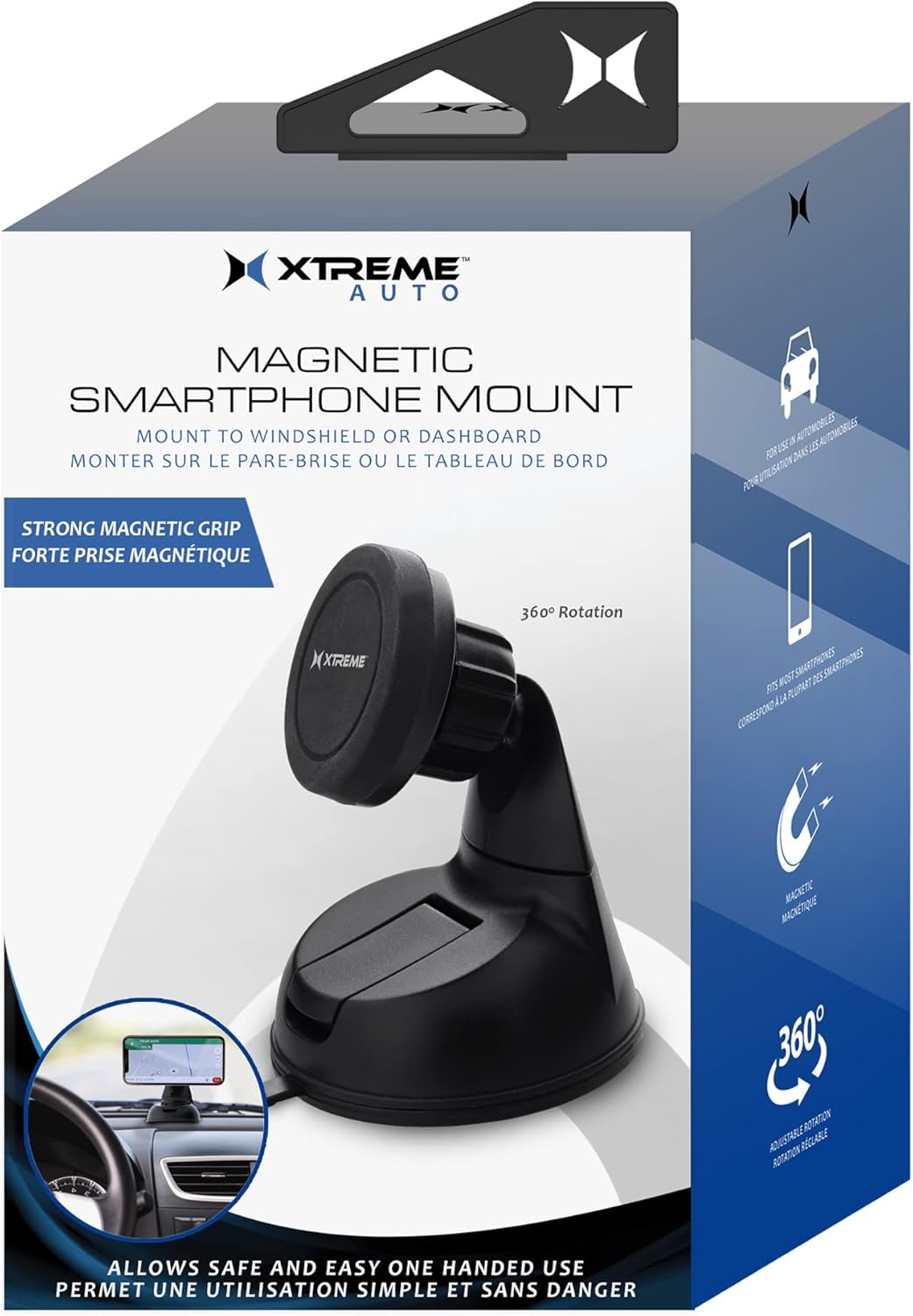 Xtreme Magnetic Smartphone Mount retail packaging