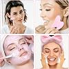 scettar jade gua sha stone set pink natural jade massage roller face roller massage tool for eye swelling skin tightening face massage