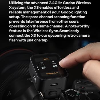 Amazon.com : Godox X3 X3L X3-L Touchscreen TTL Wireless Flash