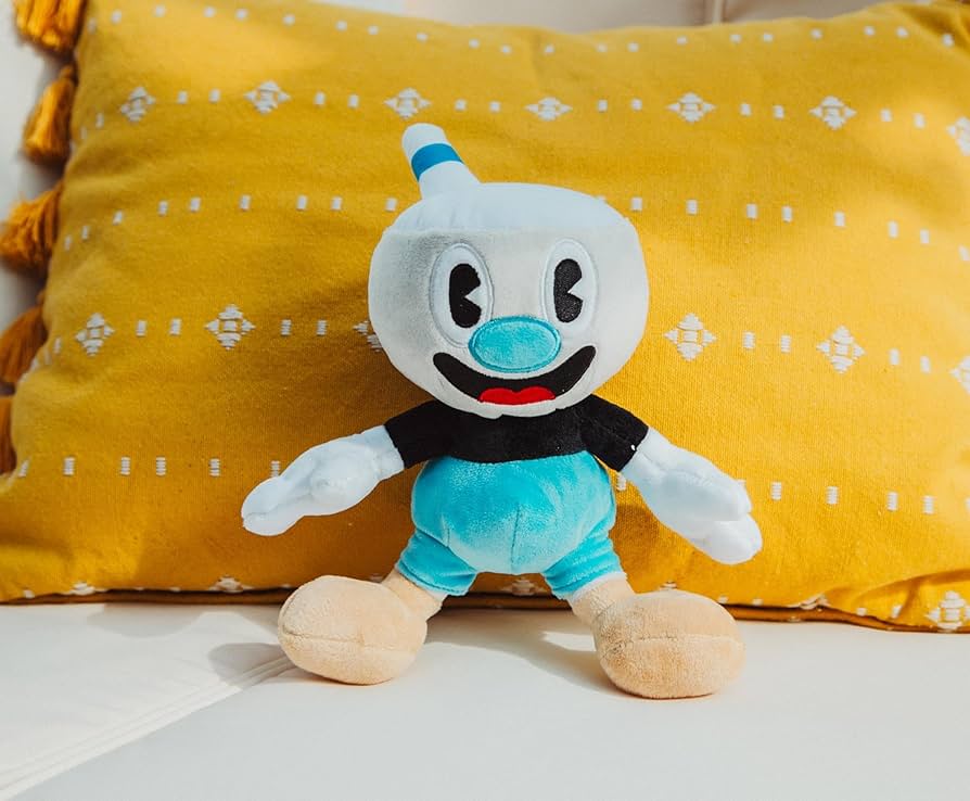 Cuphead ぬいぐるみ&amp;クッション Exclusive 8-Inch Cuphead Collector Plush Toy | Cuphead