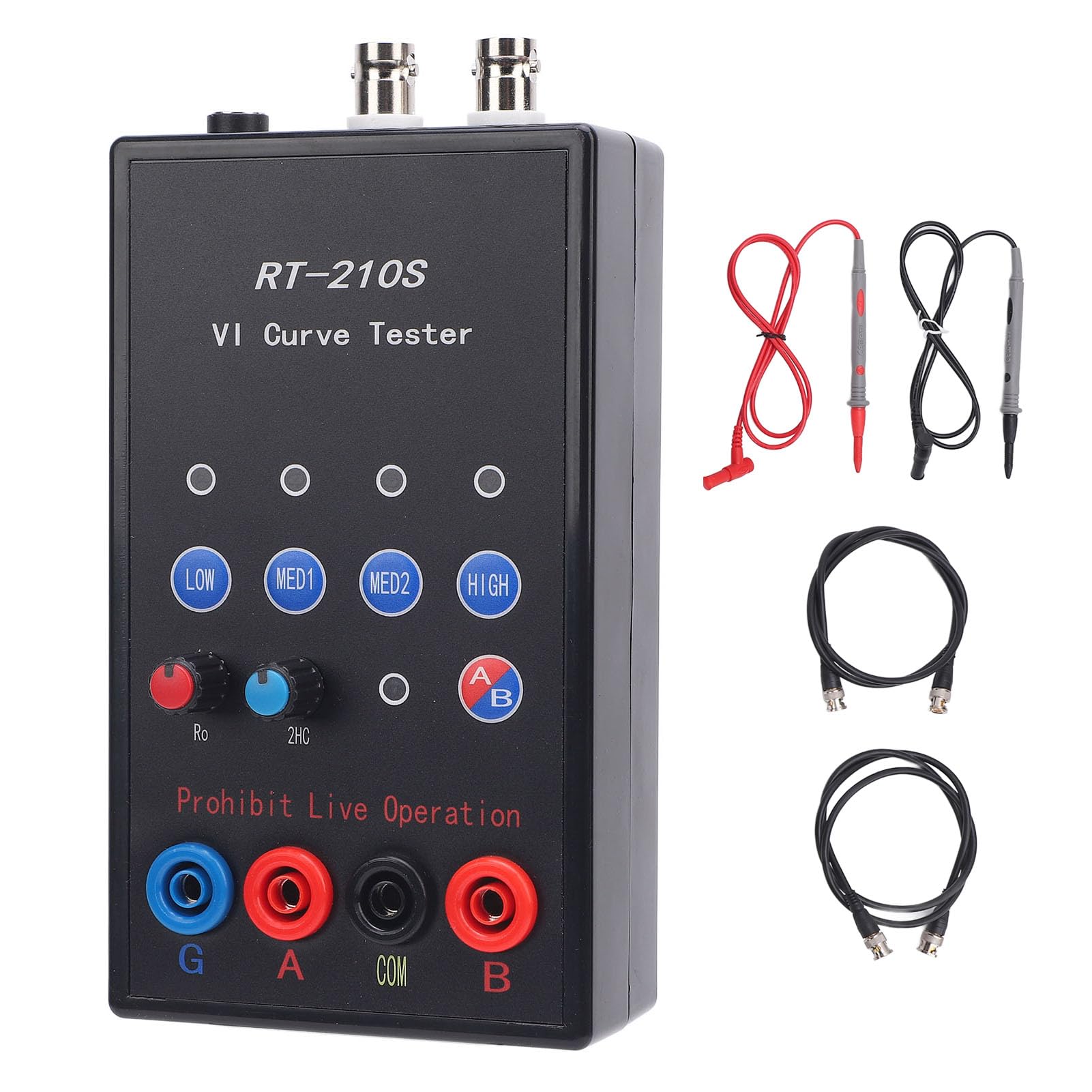 Generic ASA VI Curve Tester Strumento di Riparazione per Test di Circuiti Stampati a 4 Livelli per Test di Alta Sicurezza Senza Alimentare la Scheda, Ideale per Dispositivi Analogici, AC 2,7 V