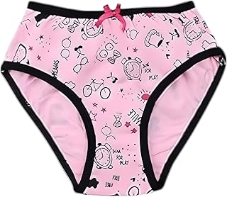 سكيلز سراويل داخلية قصيرة مطبوعة للبنات