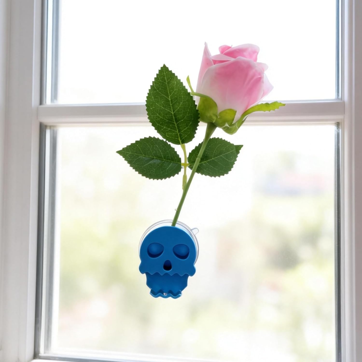 2-in-1 Easels, Multifunctional Stand - Phone/Tablet/Photo Album/Pen Display Stand with Bottle Opener and Mini Vase, Office & Home Desktop Decor, Fridge Magnet glass suction(Blue)