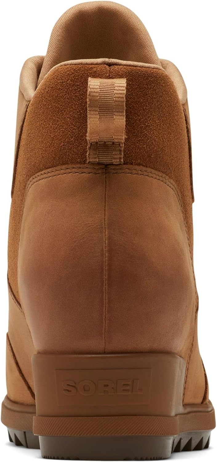 Sorel Women's Evie Sport Lace Bootie — Waterproof Suede & Leather — Wedge Ankle Sneaker — Booties