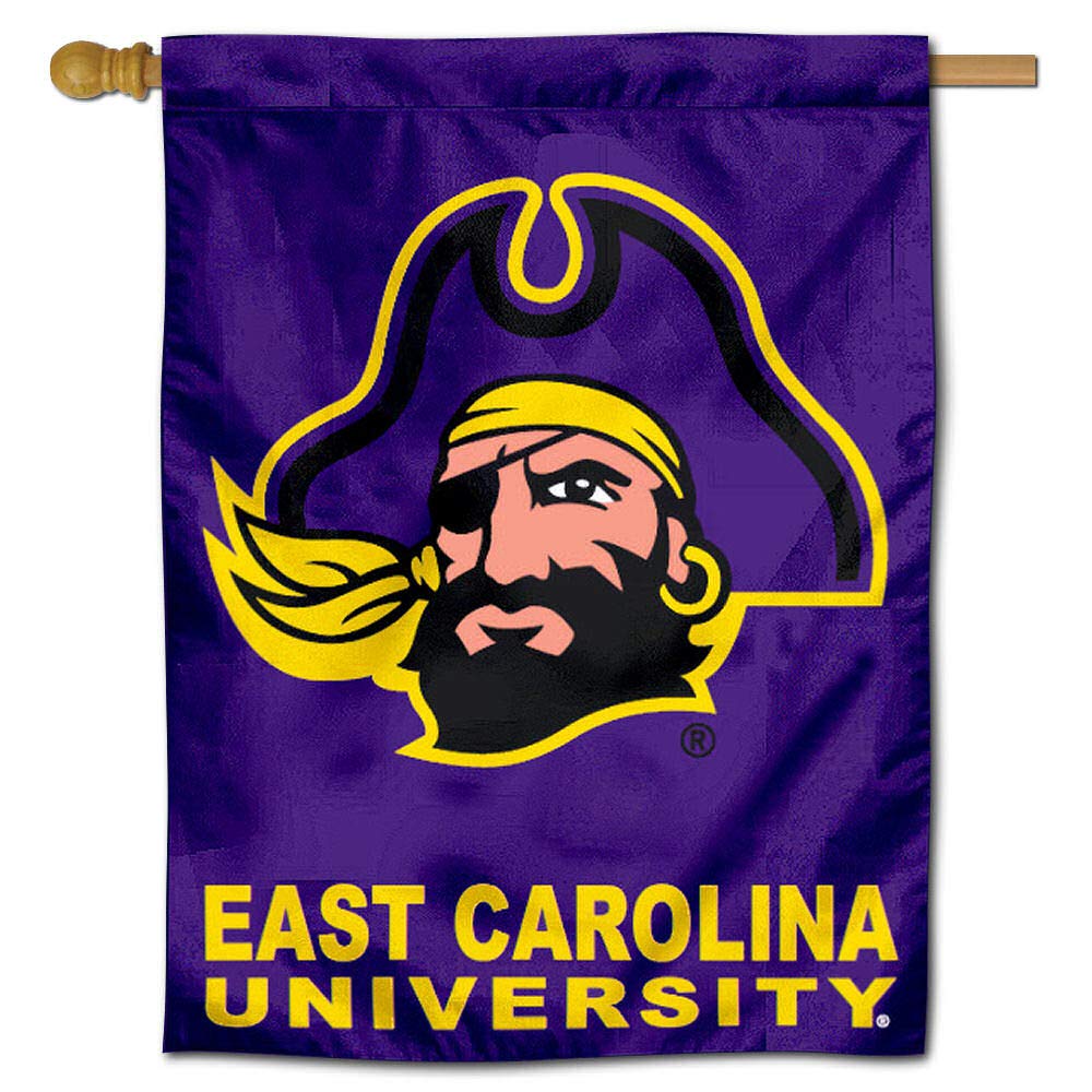 College Flags & Banners Co. East Carolina Pirates House Flag Banner