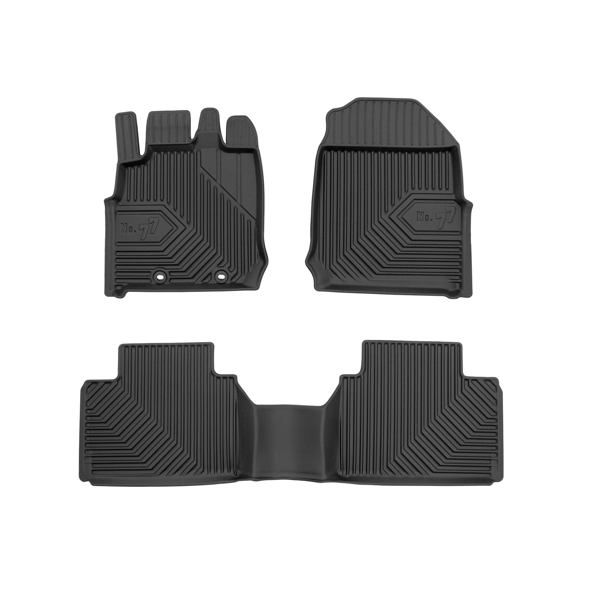 Tappetini Tappetini in Gomma Compatibili con Isuzu D-MAX 2019-2026 TPE Nero Extended Kabine 3tlg