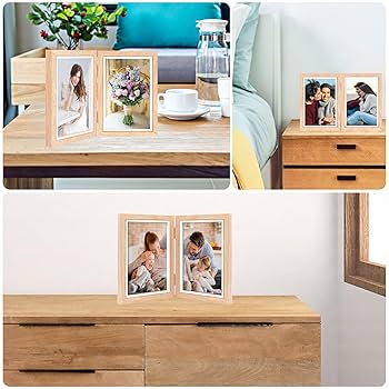 Amazon.co.jp: Shuiling フォトフレーム 2面/3面 額縁 KG判（4R