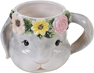 Sweet Bunny 19 oz. 3-D Mugs, Set of 4
