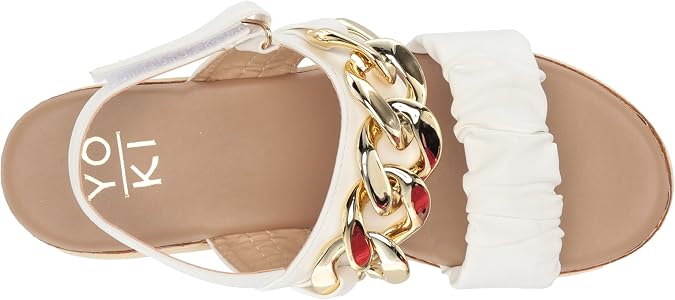YOKI Women's Cork Platform Sandal