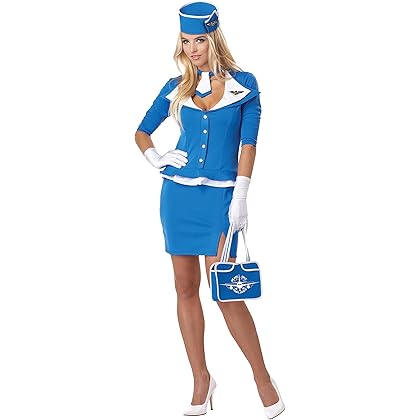 ハロウィン☆MILE HIGH CLUB STEWARDESS COSTUME Adult High Club Stewardess Women Costume | $49.99 | The