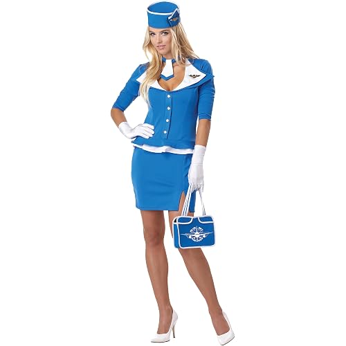California Costumes Retro Stewardess Costume