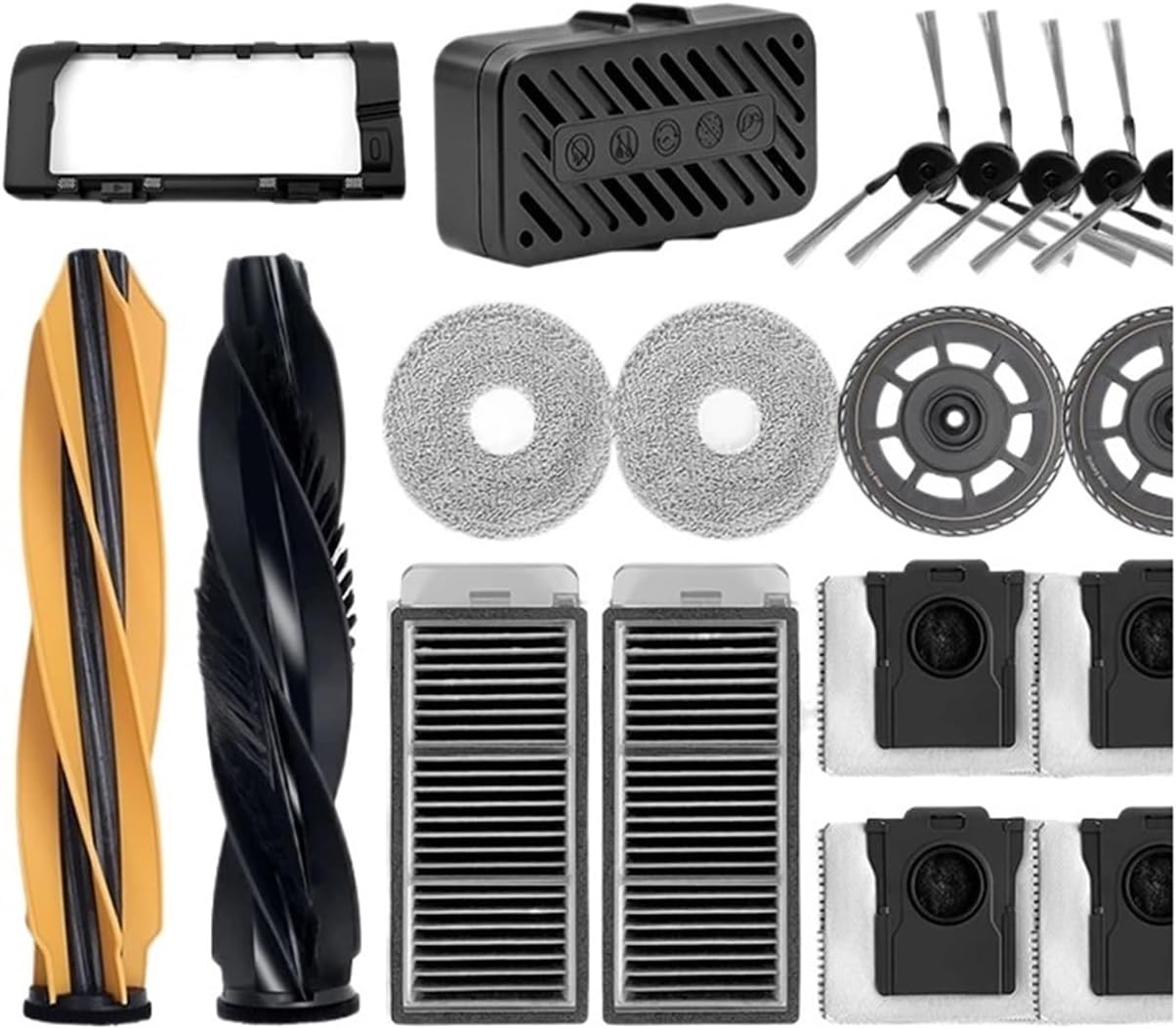 Compatible for Dreame X50 Ultra Complete Robot /L40S Pro /X50 Master Accessories Main Side Brush Hepa Filter Mop Dust Bag Spare Parts(41PCS)
