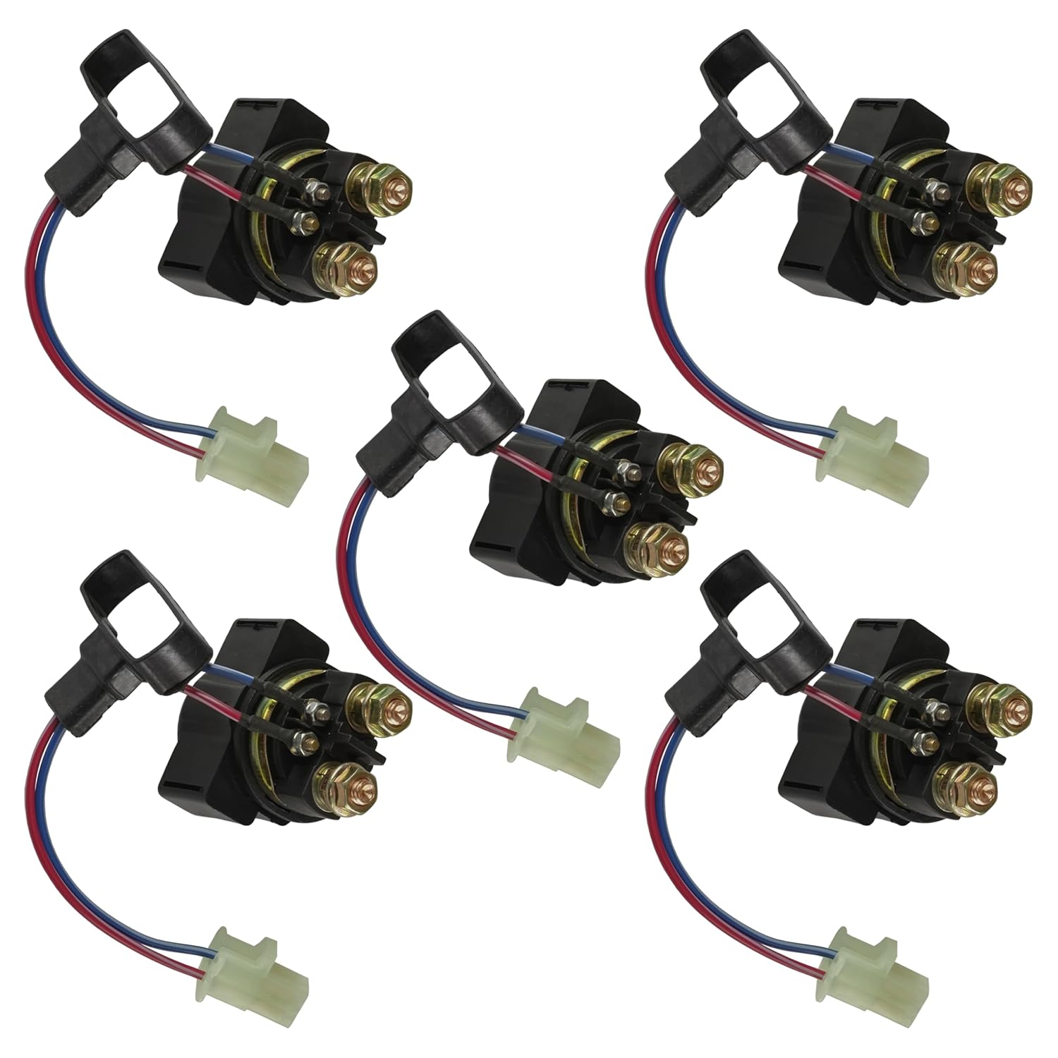 Caltric Starter Relay Solenoid Compatible with Yamaha Wolverine 350 YFM350 1996-2005 / Warrior 350 YFM350 1987-2004
