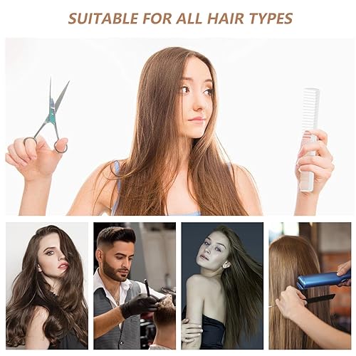 Miniatura 4 de SOLUSTRE Peine profesional de corte de pelo para peluquería, peine especial antiestático, corte de pelo