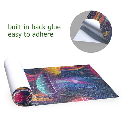 Miniatura 8 de Cinta de agarre para patineta, cinta antideslizante, hojas de cinta de agarre para patineta, cinta de agarre para patineta, empuñaduras de scooter,