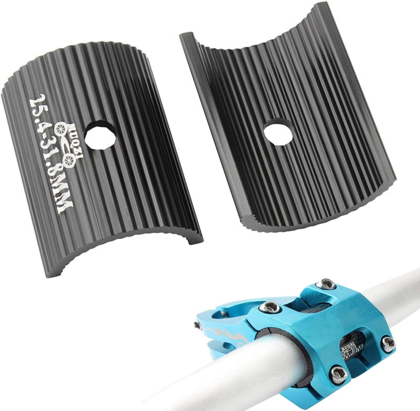 Amazon.co.jp: SensaBliss 自転車 ハンドル シム ステムスペーサー アルミニウム合金25.4mmから31.8mm 軽量 Motiv 